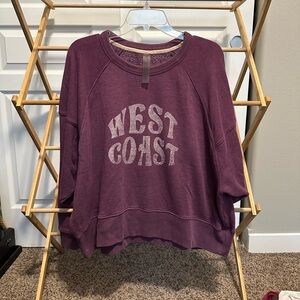 Lou & Grey Plum West Coast Sweatshirt